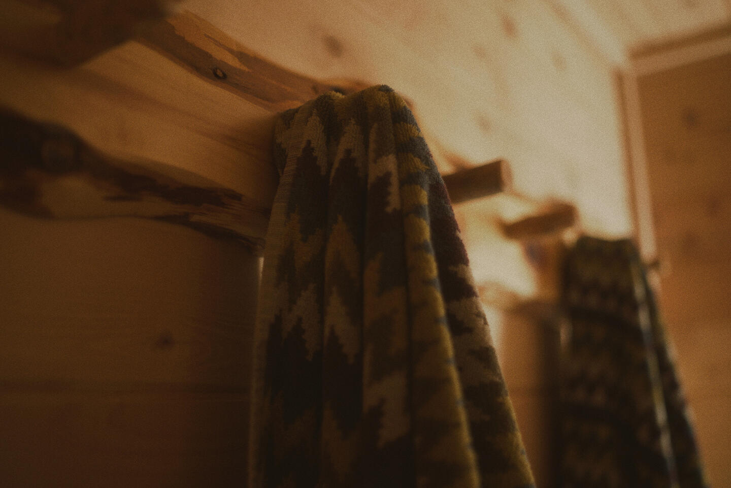 Father and Son enjoy a wood-fired, Finnish steam sauna. Sauna in Prescott, AZ
